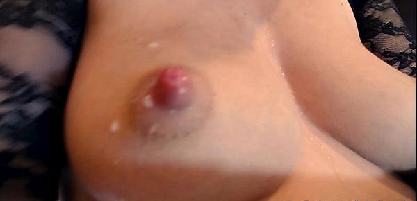  Sexy mom having fun with her boobs in shower room. Milk from boobs on face! www.myclearsky.livemyclearsky